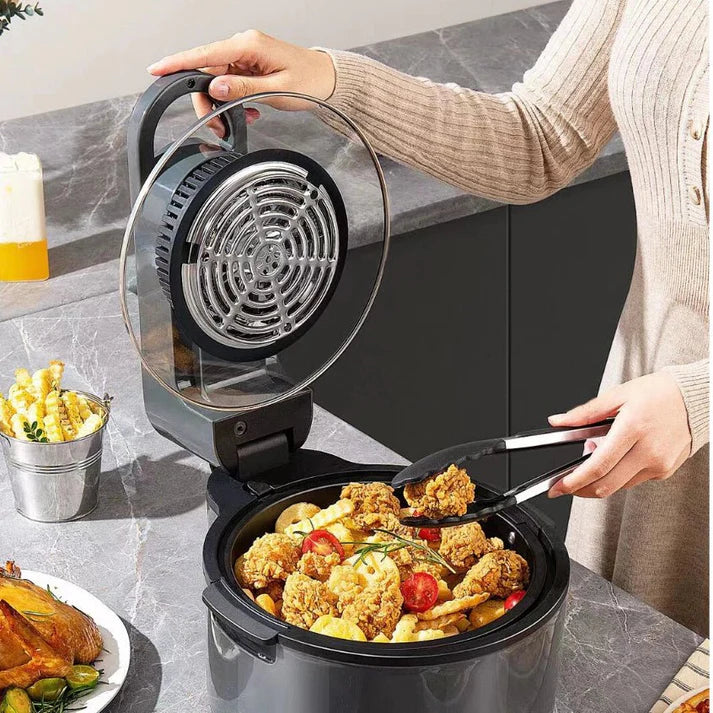 Premium Multifunctional Air Fryer with Glass Lid